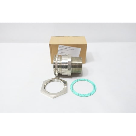 Crouse-Hinds CABLE GLAND 2-1/2IN 2-1/2IN STAINLESS NPT TUBE PIPE ADAPTER ADE 1F2